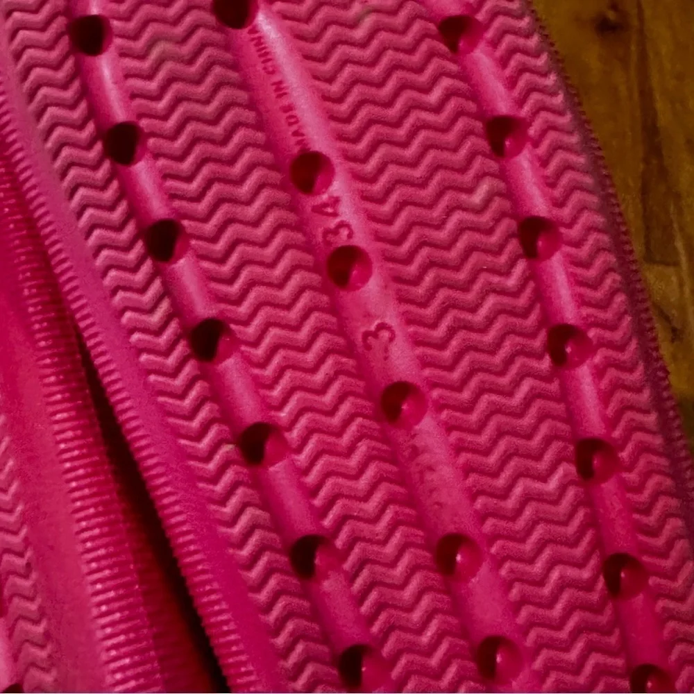 Kids Pink Slide Sandals palms pink size 34